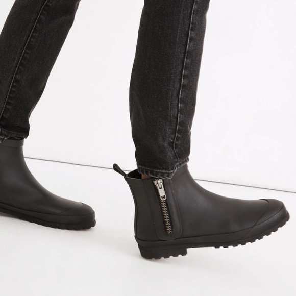 Madewell Zip-Up Lugsole Rain Boot size 10 - Picture 8 of 8